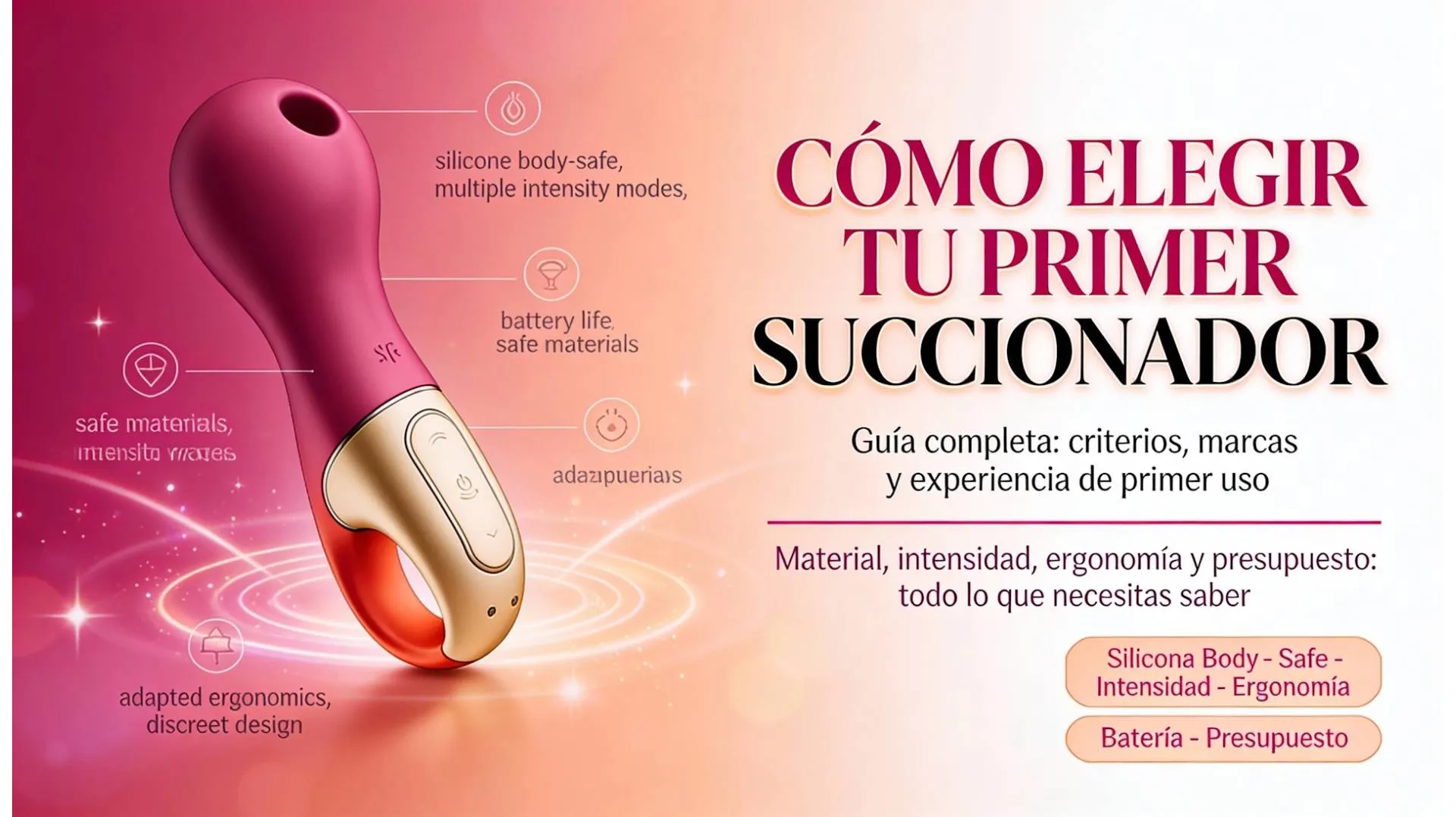 Cómo elegir tu primer succionador de clítoris